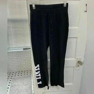 Victoria Secret‎ PINK black straightleg sweatpants size xs